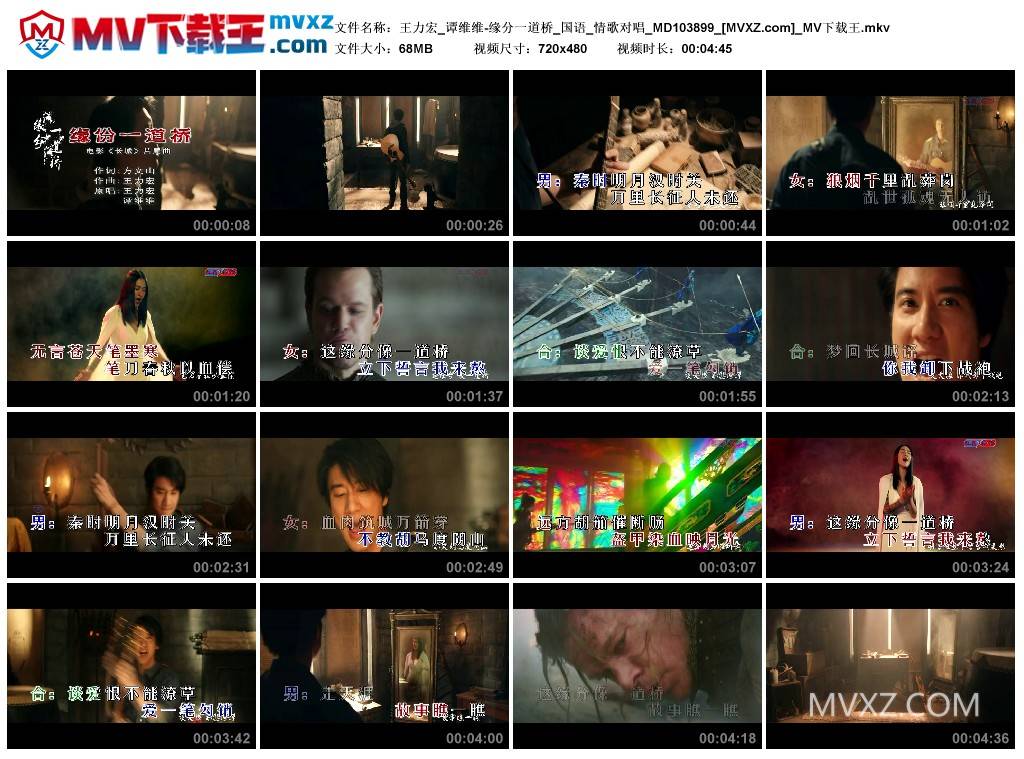 王力宏_谭维维-缘分一道桥_国语_情歌对唱_MD103899